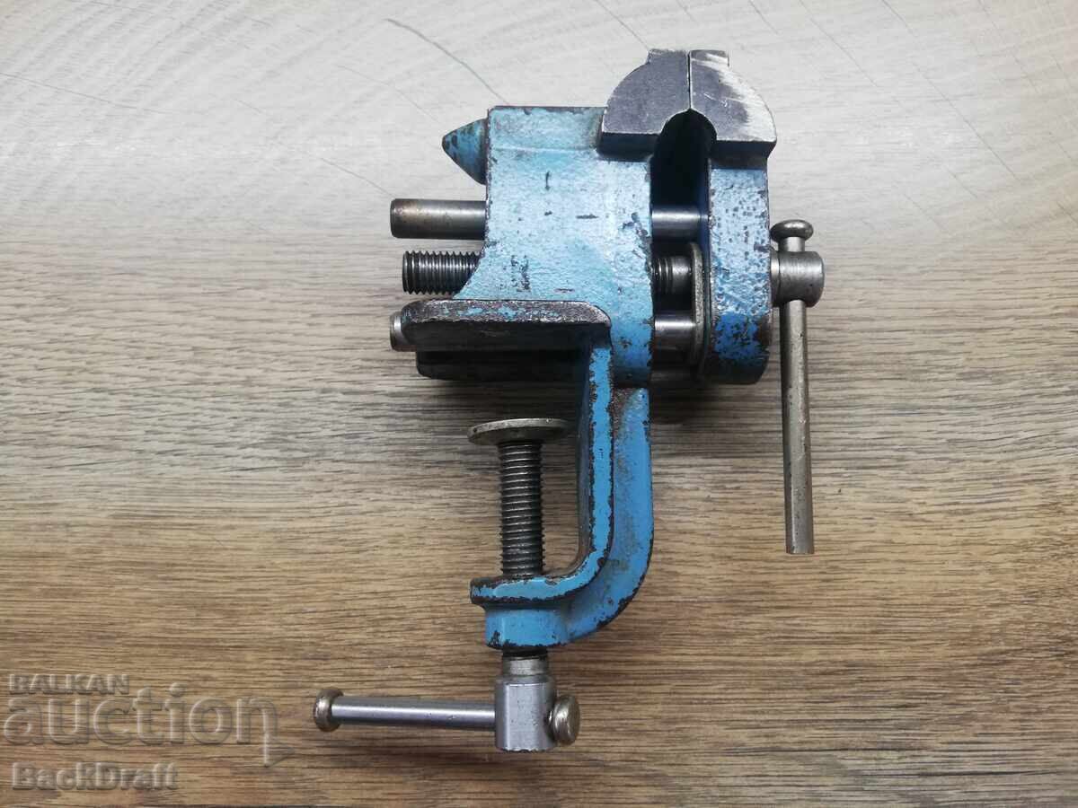 Old Russian Watchmaker's, Jeweler's Vise, Anvil