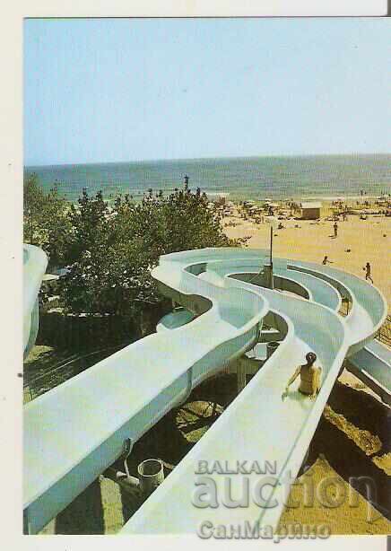 Card Bulgaria Sunny Beach Water slide 2 **