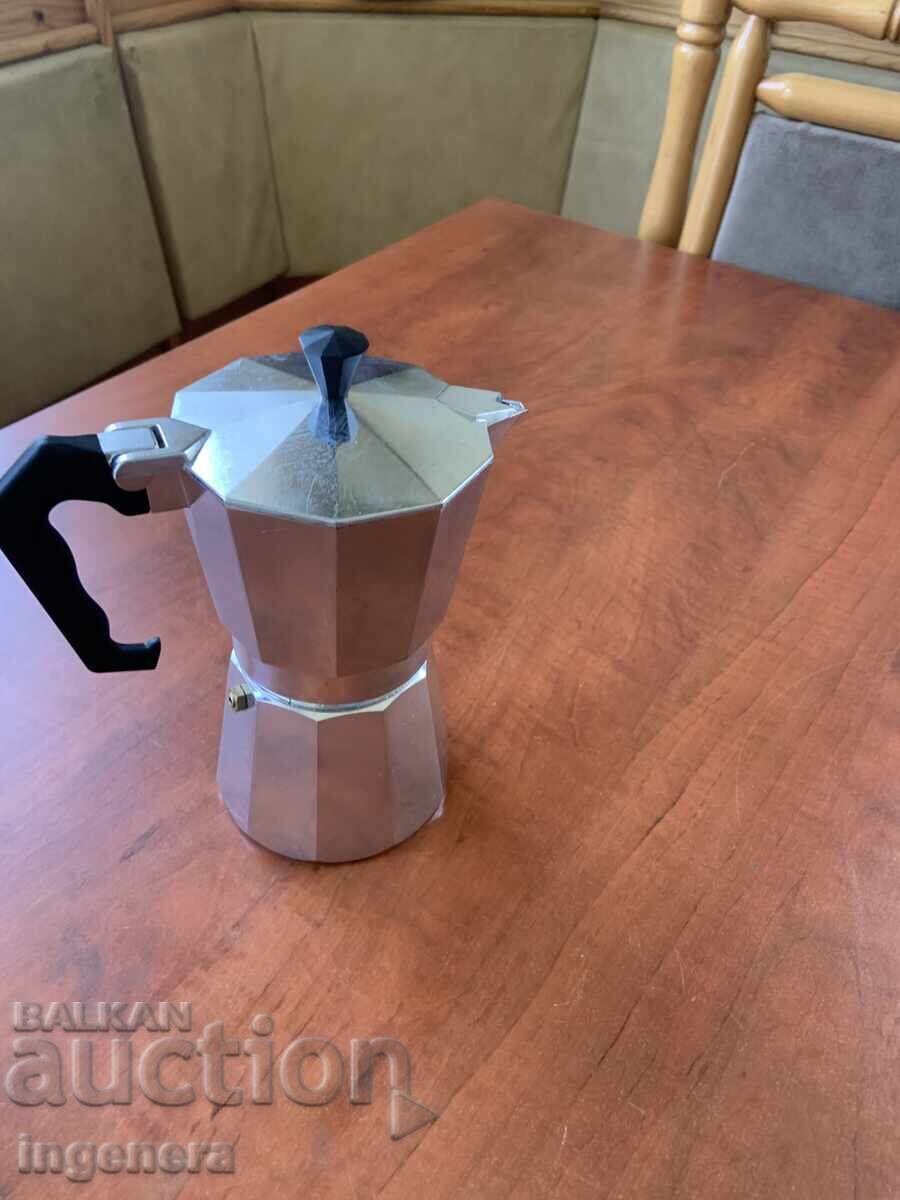COFFEE MAKER METAL ITALY - G.A.T. - NEW with price 22.00 BGN | € 11.25