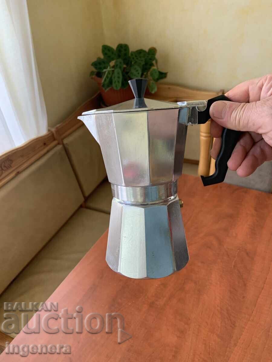 COFFEE MAKER METAL ITALY - G.A.T. - NEW - 7