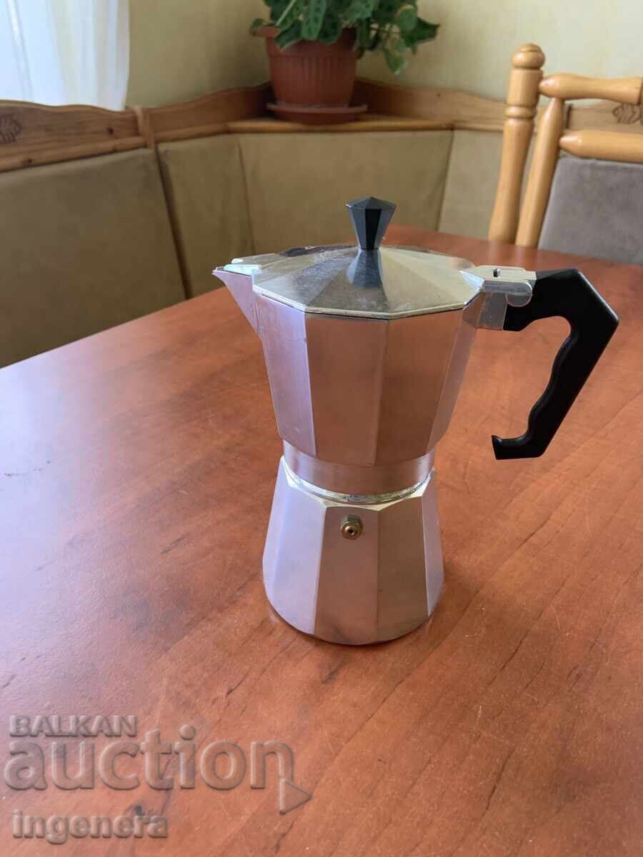COFFEE MAKER METAL ITALY - G.A.T. - NEW