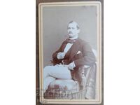 СТАРА ФОТОГРАФИЯ - КАРТОН - ОТЛИЧНА - около 1880 година