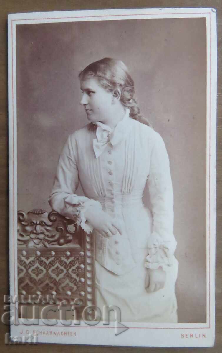 ΠΑΛΙΑ ΦΩΤΟΓΡΑΦΙΑ - ΧΑΡΤΟΝΙ - ΑΡΙΣΤΗ - περίπου 1880