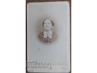 СТАРА ФОТОГРАФИЯ - КАРТОН - ОТЛИЧНА - около 1880 година