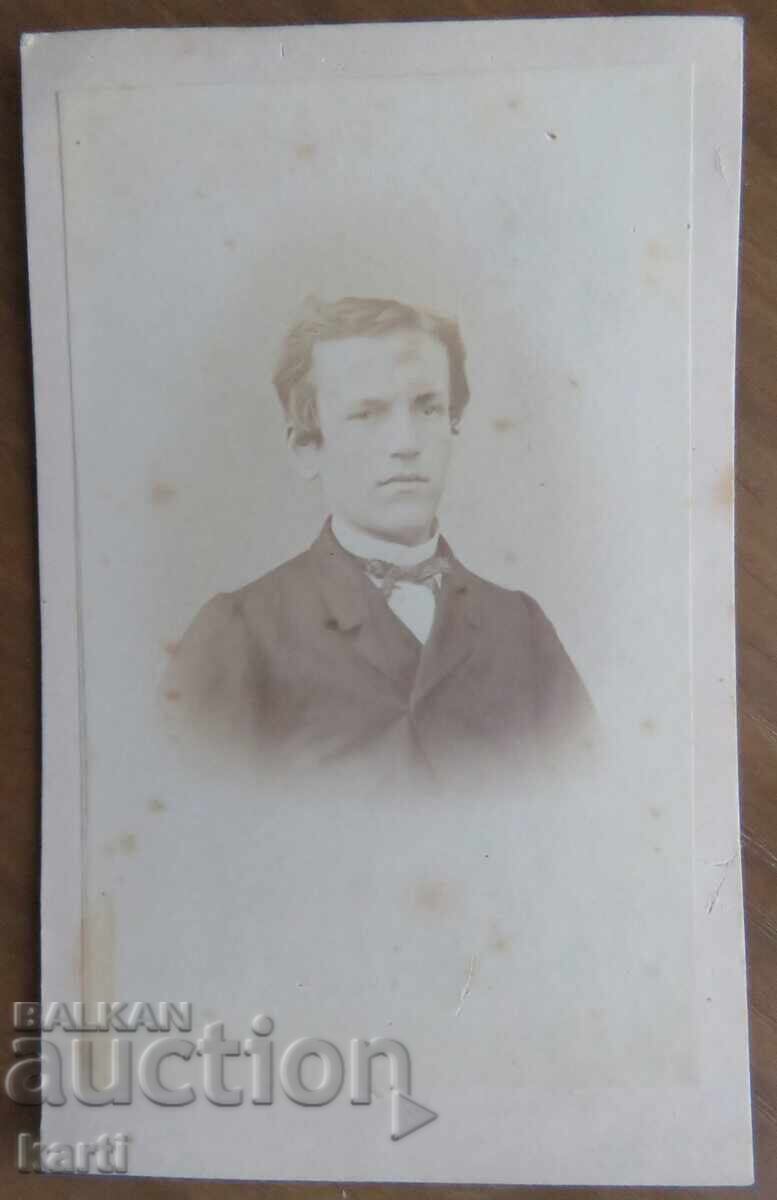 СТАРА ФОТОГРАФИЯ - КАРТОН - ОТЛИЧНА - около 1880 година СТАРА ФОТОГРАФИЯ - КАРТОН - ОТЛИЧНА - около 1880 година