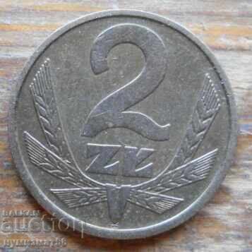2 zloți 1976 - Polonia