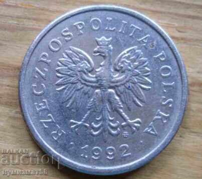 1 zloty 1992 - Poland with price € 0.20 | 0.39 BGN 1 zloty 1992 - Poland with price € 0.20 | 0.39 BGN