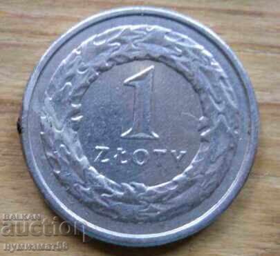 1 zloty 1992 - Polonia