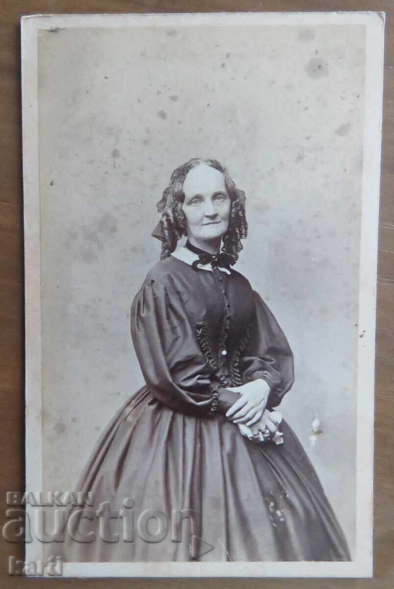 FOTOGRAFIE VECHE - CARTON - EXCELENTĂ - circa 1870