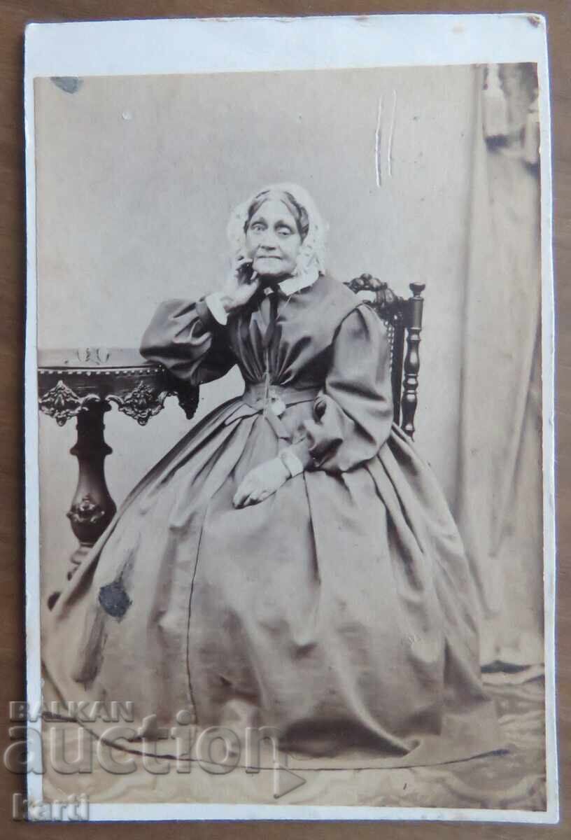 FOTOGRAFIE VECHE - CARTON - EXCELENTĂ - circa 1870