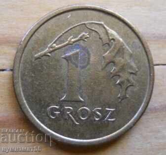 1 грош 2002 г. - Полша 1 грош 2002 г. - Полша