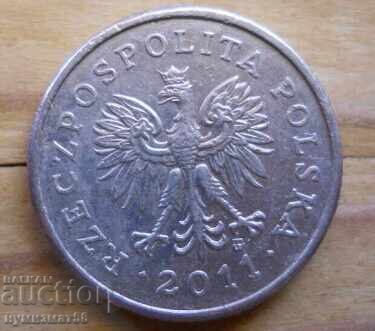 10 Groshis 2011 - Πολωνία με τιμή 0.20 BGN | € 0.10
