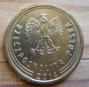 5 groszy 2014 - Polonia cu preț € 0.15 | 0.29 BGN
