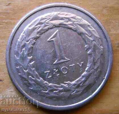 1 zloty 2017 - Polonia