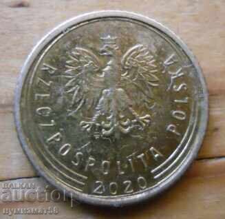 1 ban 2020 - Polonia cu preț € 0.10 | 0.20 BGN