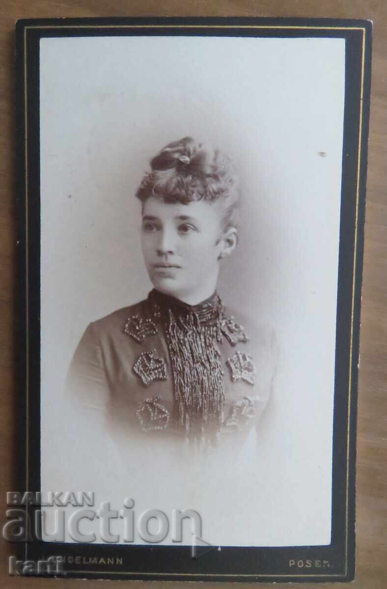 FOTOGRAFIE VECHE - CARTON - EXCELENTĂ - circa 1880 FOTOGRAFIE VECHE - CARTON - EXCELENTĂ - circa 1880