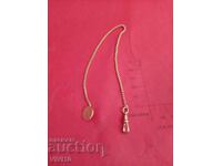 Vechi pandantiv pentru ceas de buzunar, Aurit