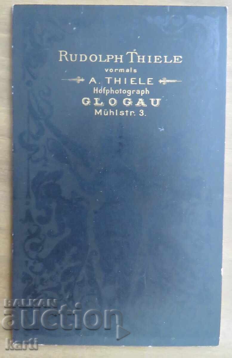 СТАРА ФОТОГРАФИЯ - КАРТОН - ОТЛИЧНА - около 1880 година с цена 14.99 лв. | € 7.66