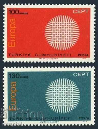Турция 1970 Eвропа CEПT (**) чисти, неклеймовани