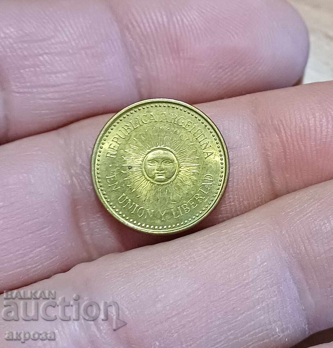 5 λεπτά Αργεντινής 2008 ακυκλοφόρητα με τιμή 2.80 BGN | € 1.43