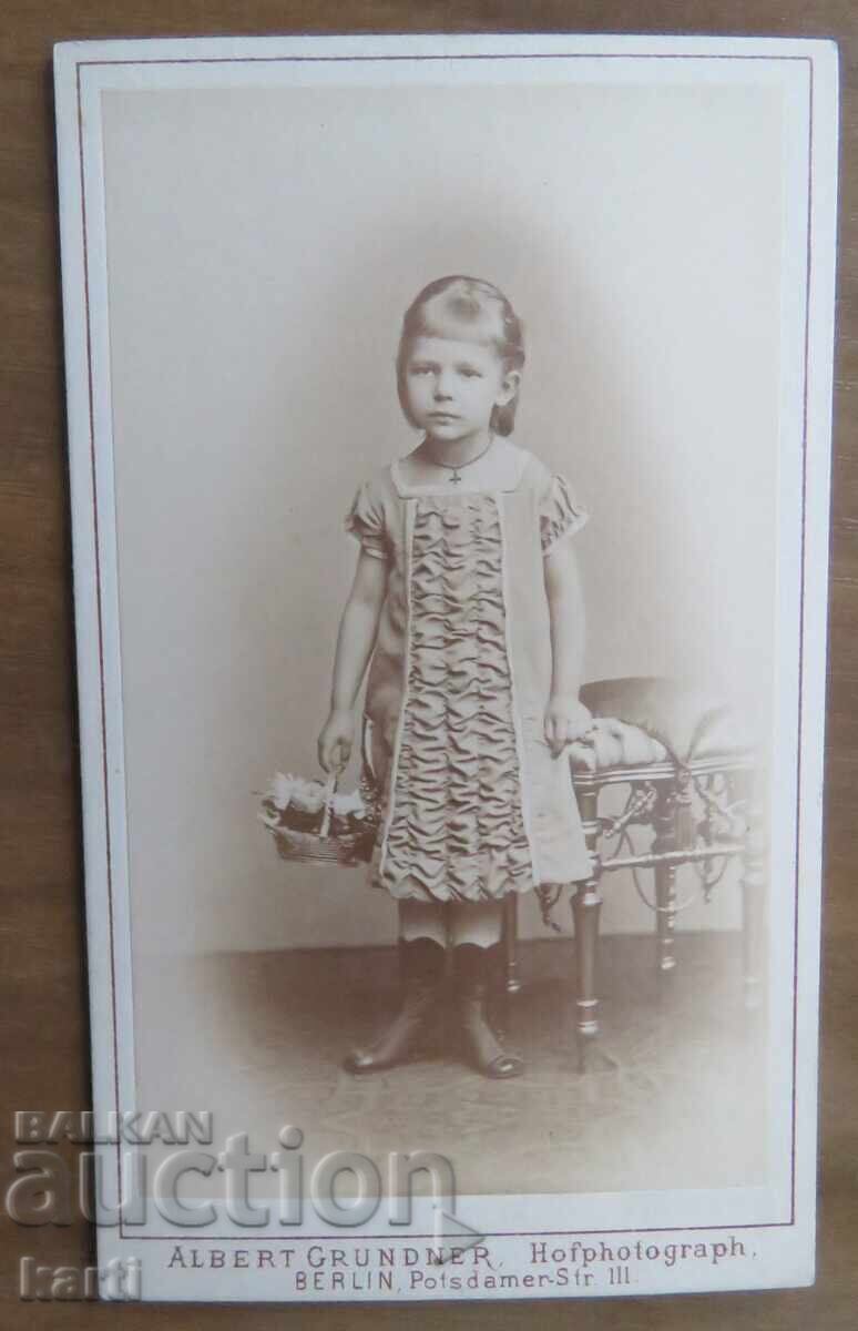 FOTOGRAFIE VECHE - CARTON - EXCELENTĂ - circa 1880