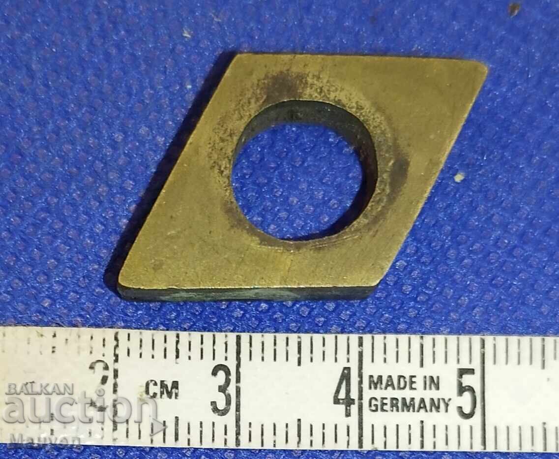 Auction  Old bronze printing plate, bookbinding, Kingdom of Bulgaria