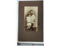 .OLD CHILDHOOD PHOTOGRAPH CARDBOARD PORTRAIT