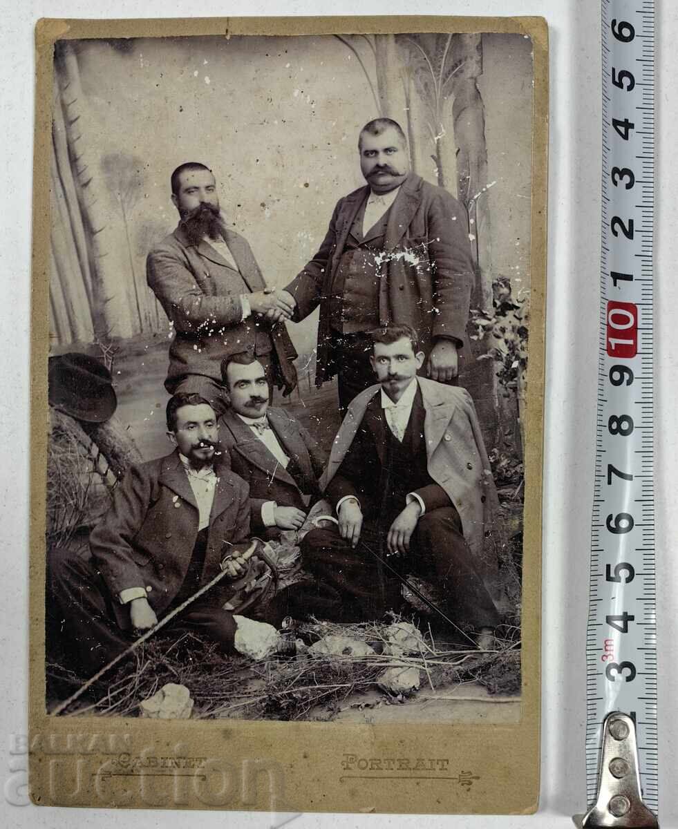 .END OF THE 19TH CENTURY PRINCIPALITY OF BULGARIA PHOTOGRAPHY CARDBOARD