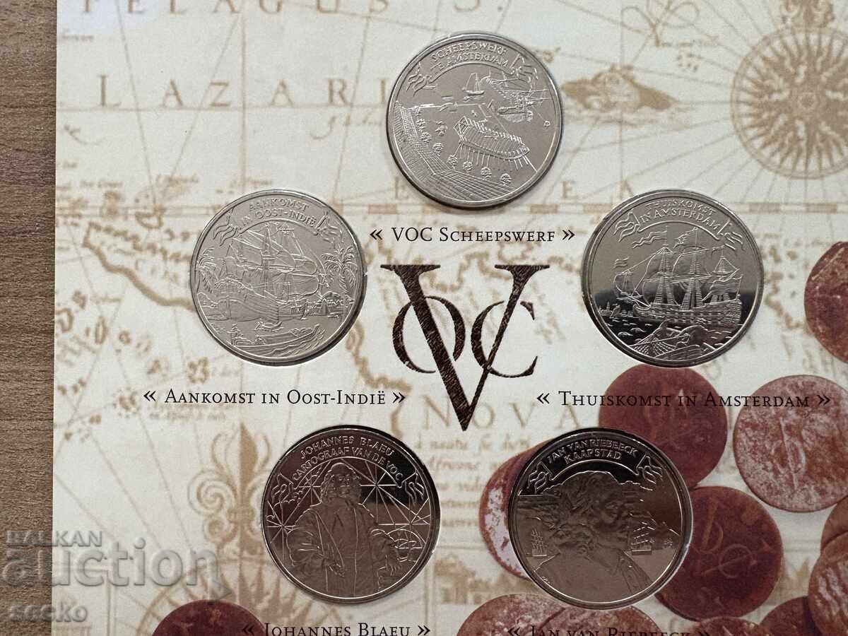 Нидерландия - Сет 5 монети по 3 Даалдерс (1996) - Сувенирни - 5 Нидерландия - Сет 5 монети по 3 Даалдерс (1996) - Сувенирни - 5