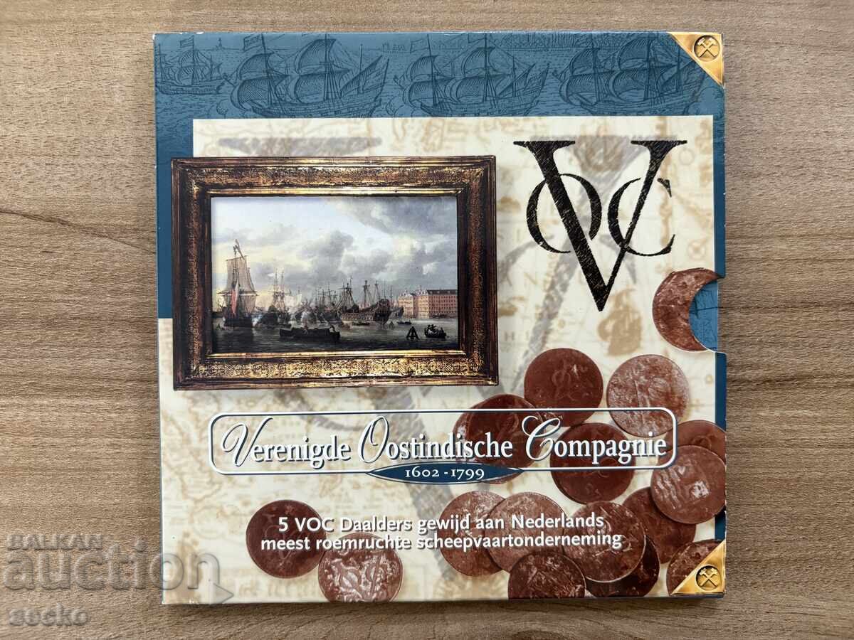 Нидерландия - Сет 5 монети по 3 Даалдерс (1996) - Сувенирни Нидерландия - Сет 5 монети по 3 Даалдерс (1996) - Сувенирни