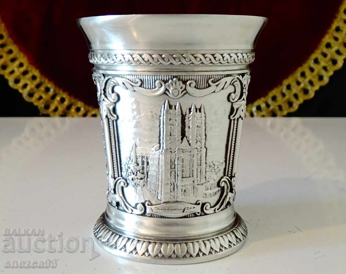 WMF pewter bowl, limited edition, baroque