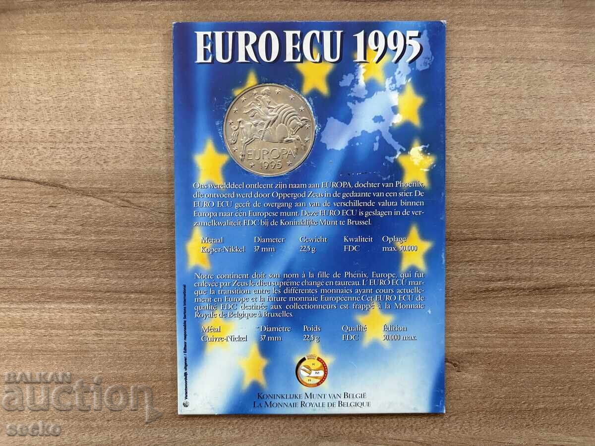 Βέλγιο - 1 ευρώ εκύ (1995) - Αναμνηστικό (token) Βέλγιο - 1 ευρώ εκύ (1995) - Αναμνηστικό (token)
