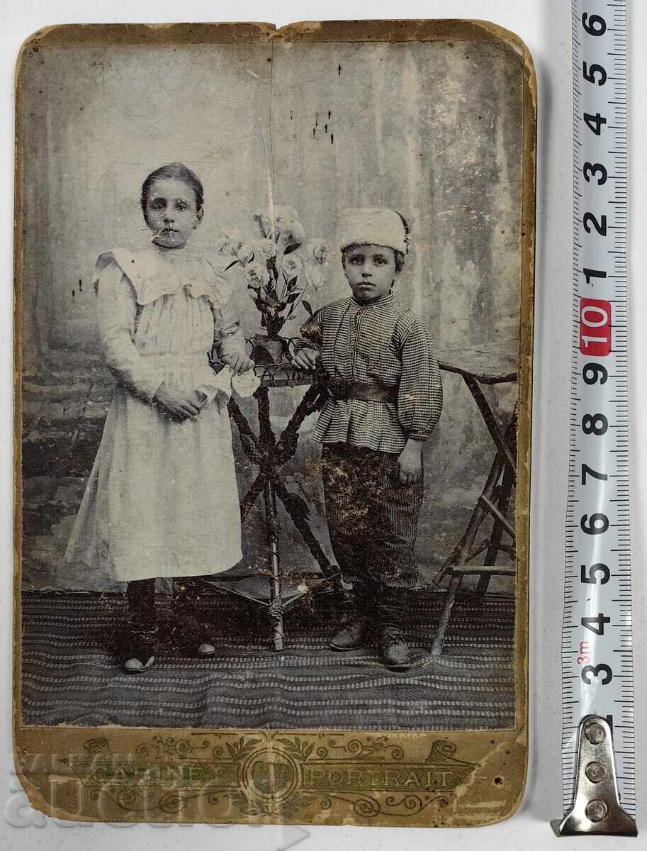 .LATE 19TH CENTURY OLD PHOTO PHOTO CARDBOARD