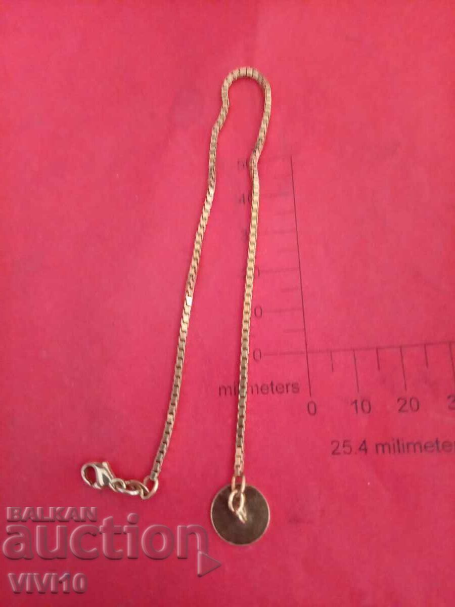 Αντίκα κρίκος για ρολόι τσέπης, Επιχρυσωμένο