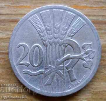 20 Halers 1928 - Cehoslovacia