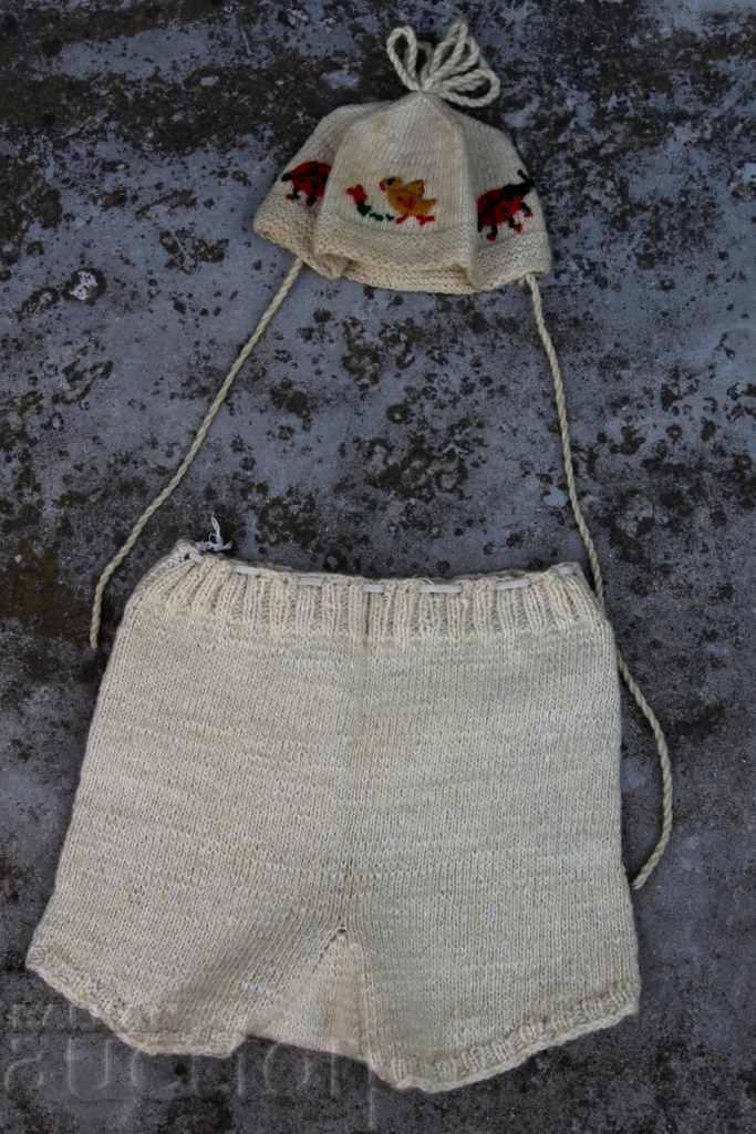 . ROYAL KIDS BEBE SET PĂLĂRIE PANTALONI KNIT - 7