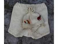 . ROYAL KIDS BEBE SET PĂLĂRIE PANTALONI KNIT