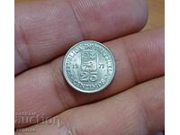 25 центимос Венецуела 1977 нециркулирали