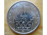 1 coroană 2016 - Cehia