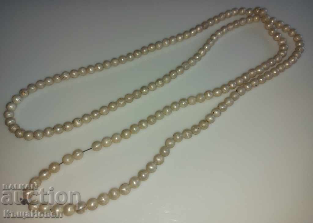 . KINGDOM OF BULGARIA LARGE NECKLACE NECKLACE IMITATION PEARL with price 15.00 BGN | € 7.67