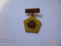 Breast badge - Excellent Student of Rare Metals