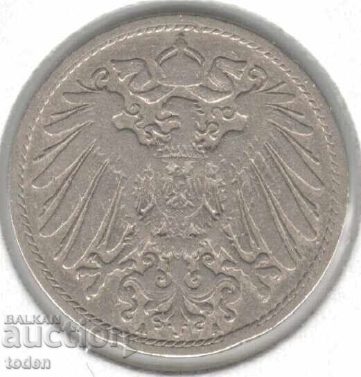 Germany 10 Pfennig 1898 A KM# 12 William II - Small Shield with price 3.00 BGN | € 1.53