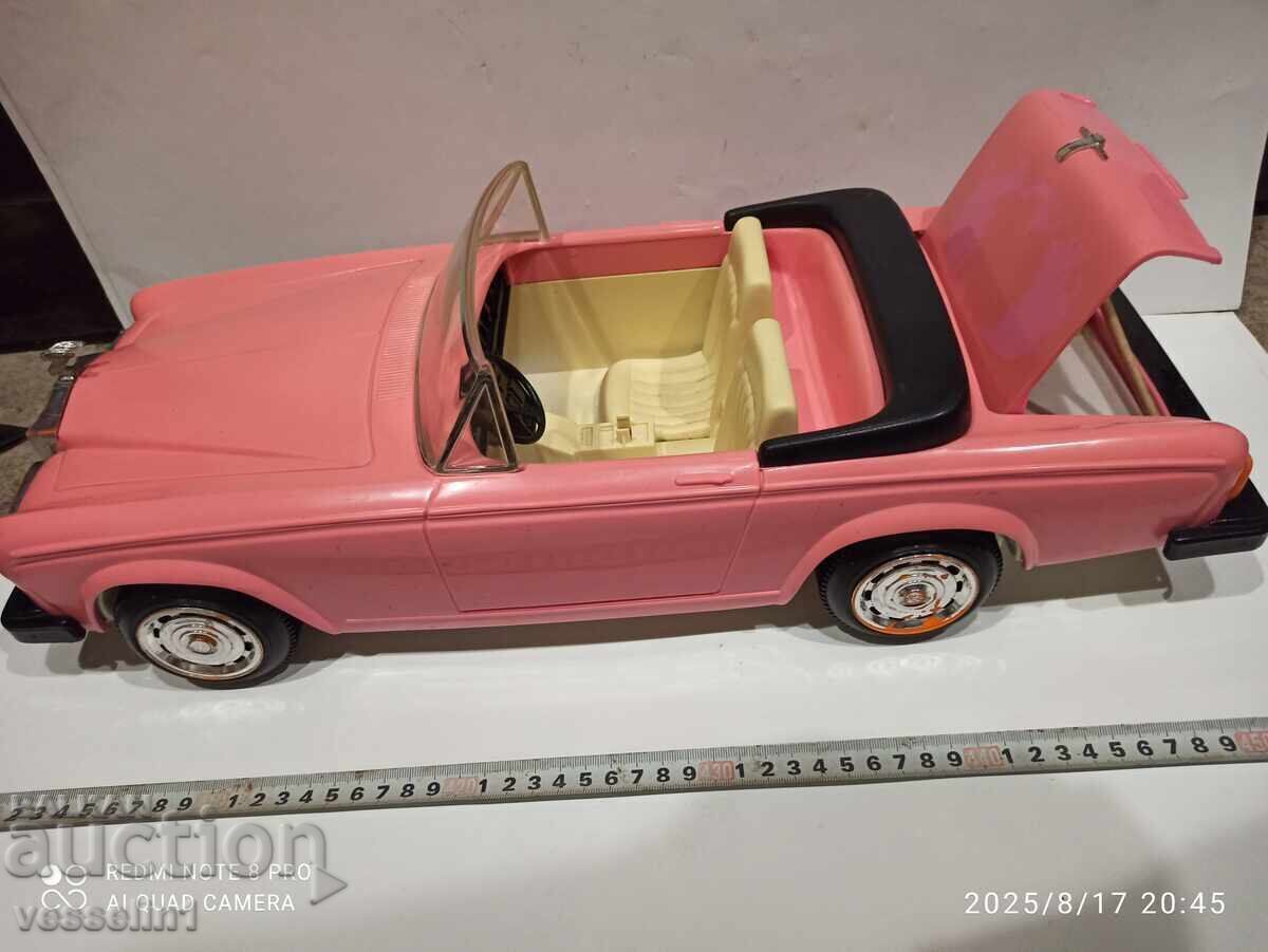 Delivery of Old toy car 1/10 WINTER Rare pink Rolls-Royce huge