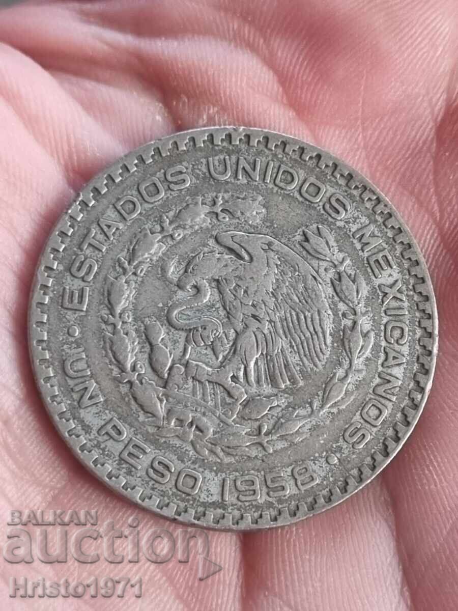 1 песо 1958 с цена 22.00 лв. | € 11.25