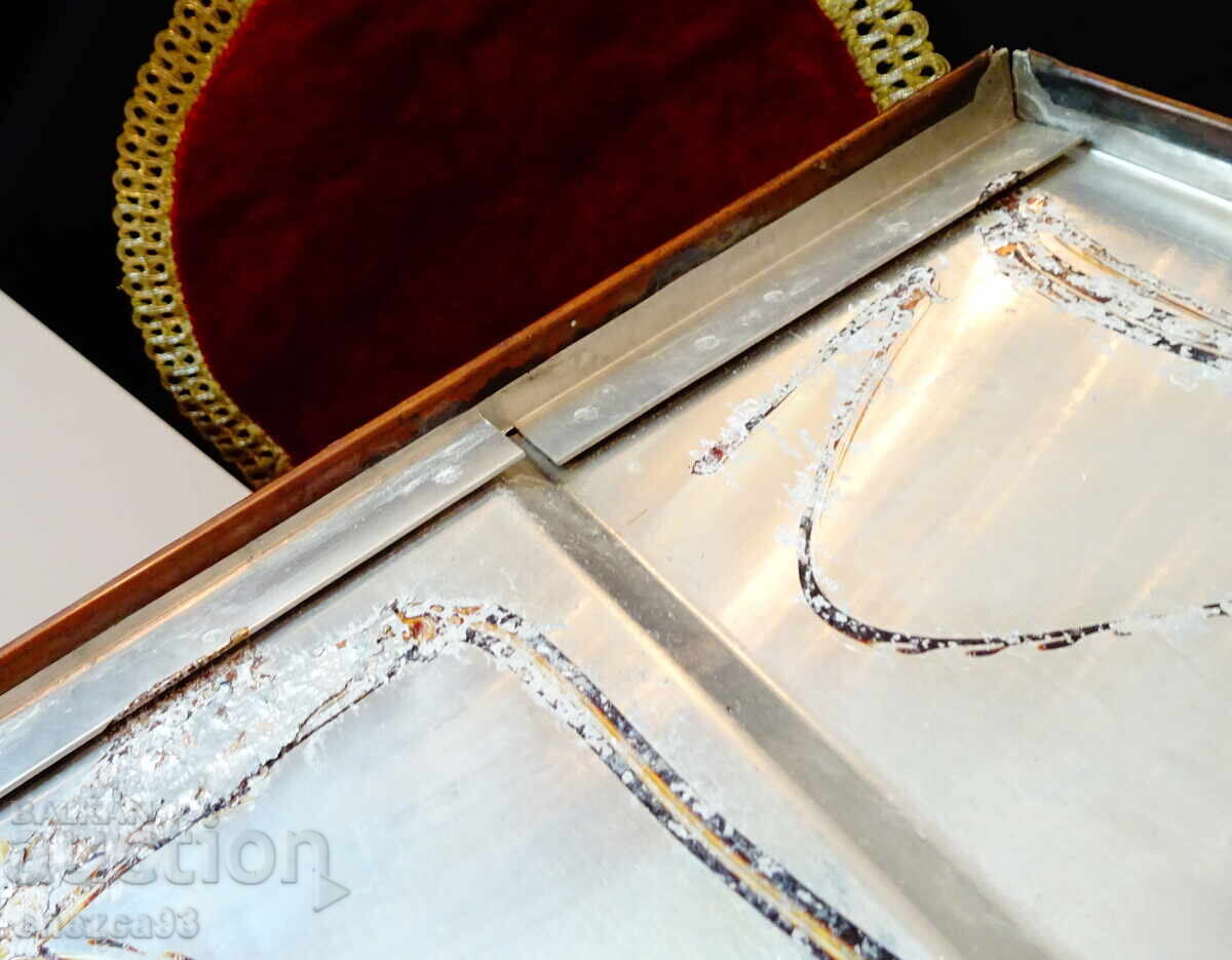 Copper panel, copper painting Lion Hunt, Max Le Verrier - 6