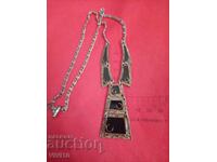 Antique enamel necklace