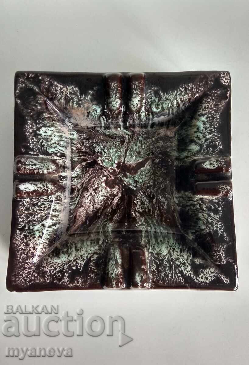 Bulgarian porcelain ashtray from the USSR