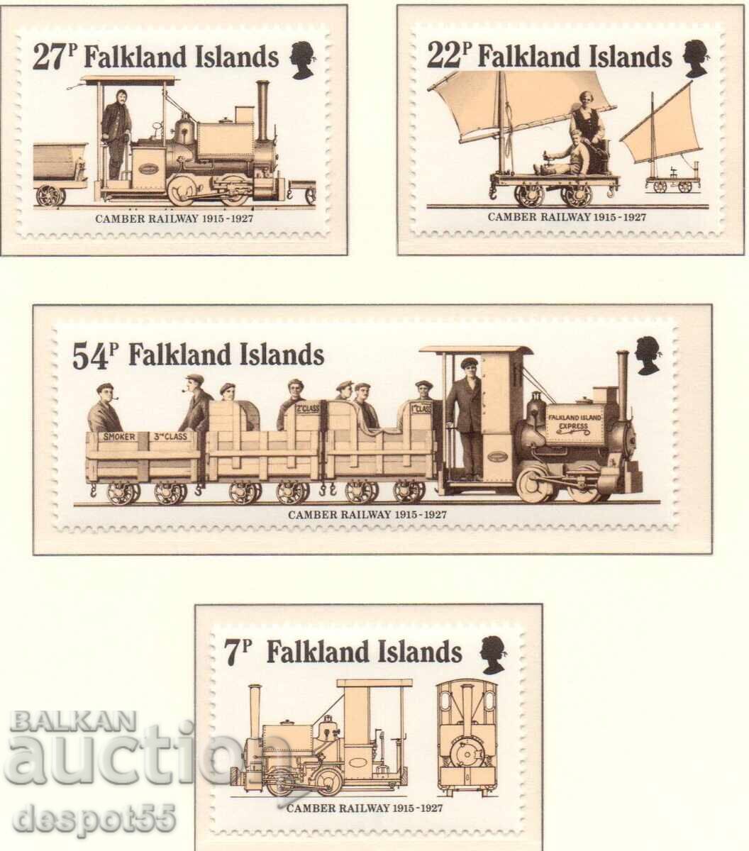 1985 Φώκλαντ Νήσοι. 70 γρ. στο σιδηρόδρομο Κάμπερ