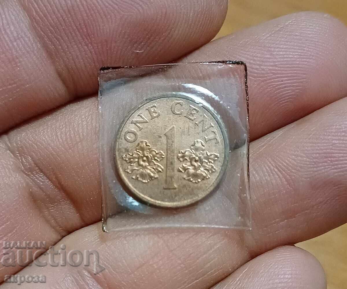 1 цент Сингапур 1995 нециркулирали