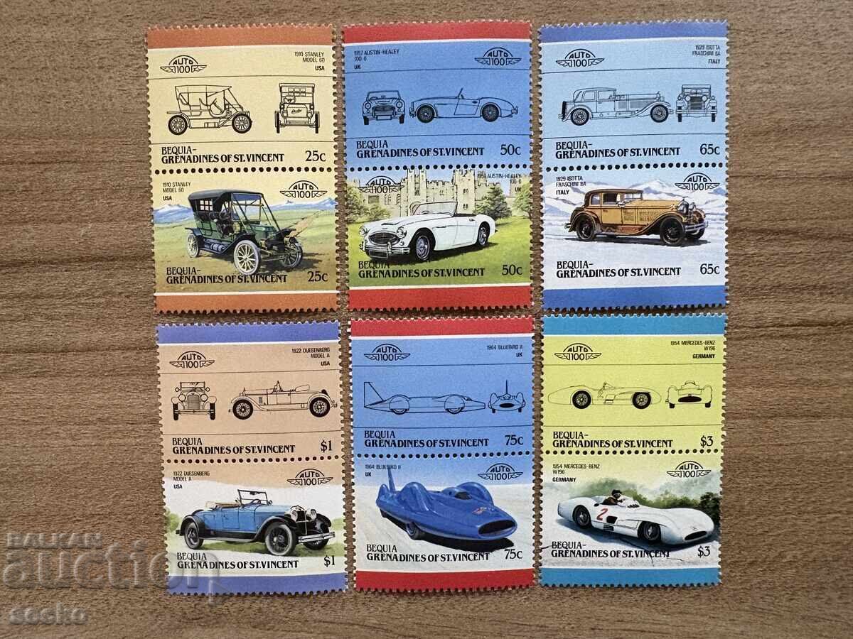 Bequia/Bekiya - Αυτοκίνητα (1986) MNH Bequia/Bekiya - Αυτοκίνητα (1986) MNH